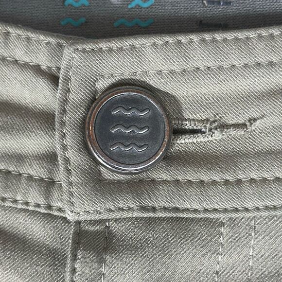 Free Fly Pants Mens 38x32 Blue Performance Lightweight Chino Stretch - Picture 3 of 7